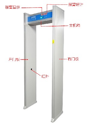 单区安检门厂家 安检门门板 经济型金属探测门 酒吧安检门