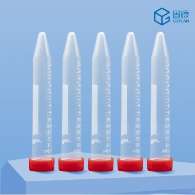 固源15ml刻度尖底连盖设计离心管样本离心存储均可使用