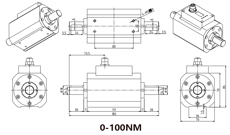 NJL-305尺寸图