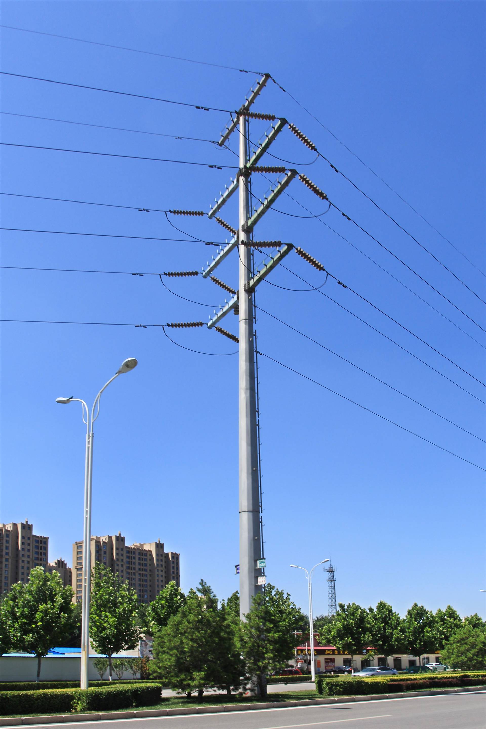 河北电力钢管杆 电力钢桩基础 地脚螺栓